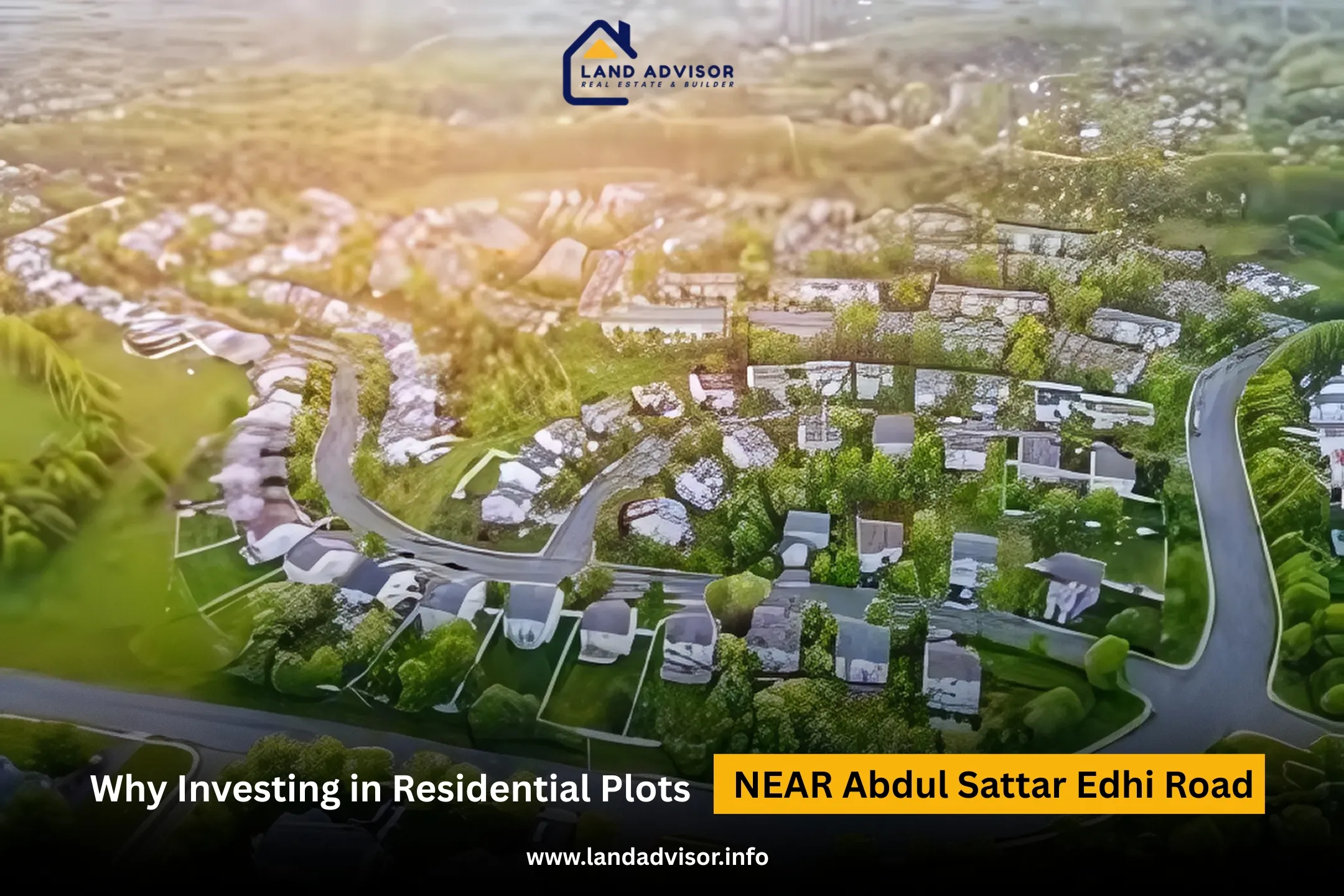 Smart Investment: Residential Plots Near Abdul Sattar Edhi Road - Land Advisor